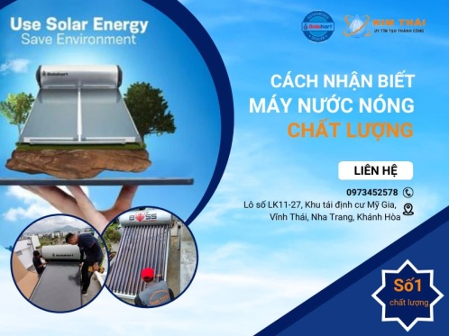 Cách nhận biết máy nước nóng chất lượng