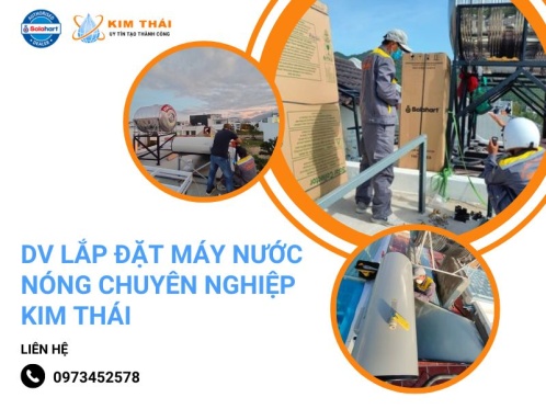 Dịch vụ lắp đặt máy nước nóng năng lượng mặt trời giá rẻ