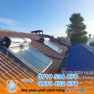 Kim Thái lắp đặt 4 máy nước nóng năng lượng mặt trời cho resort Phan Thiết