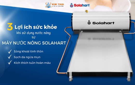 Lợi ích sức khỏe khi sử dụng nước nóng từ máy năng lượng mặt trời Solahart