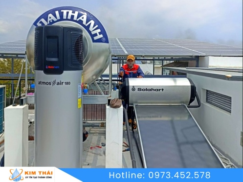 Công Trình Máy Nước Nóng Năng Lượng Mặt Trời Kết Hợp Cùng Máy Bơm Nhiệt Solahart Tại KĐT Mỹ Gia, Nha Trang