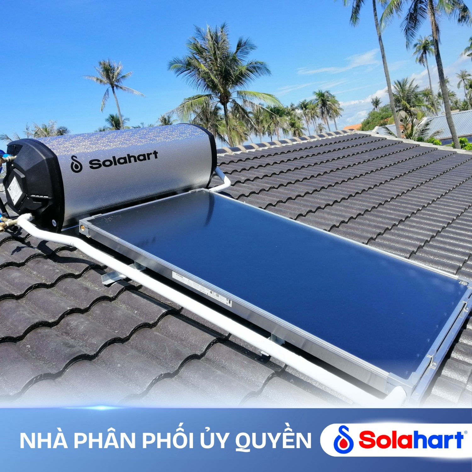 MÁY NƯỚC NÓNG NĂNG LƯỢNG MẶT TRỜI SOLAHART 180L CHỊU ÁP (KHÔNG GỒM KHUNG CHÂN ĐỨNG)