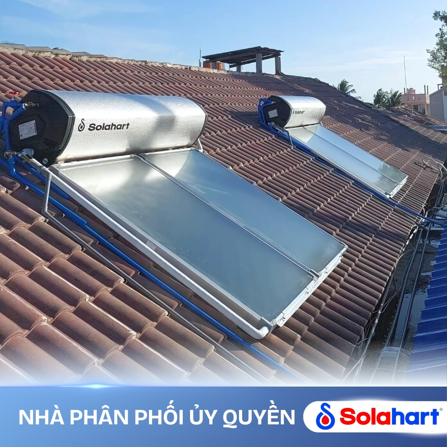 MÁY NƯỚC NÓNG NĂNG LƯỢNG MẶT TRỜI SOLAHART PREMIUM 300L CHỊU ÁP (KHÔNG GỒM KHUNG CHÂN ĐỨNG)